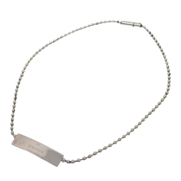 GUCCI Ball Chain Bracelet Silver Women's - Picture 1 of 10